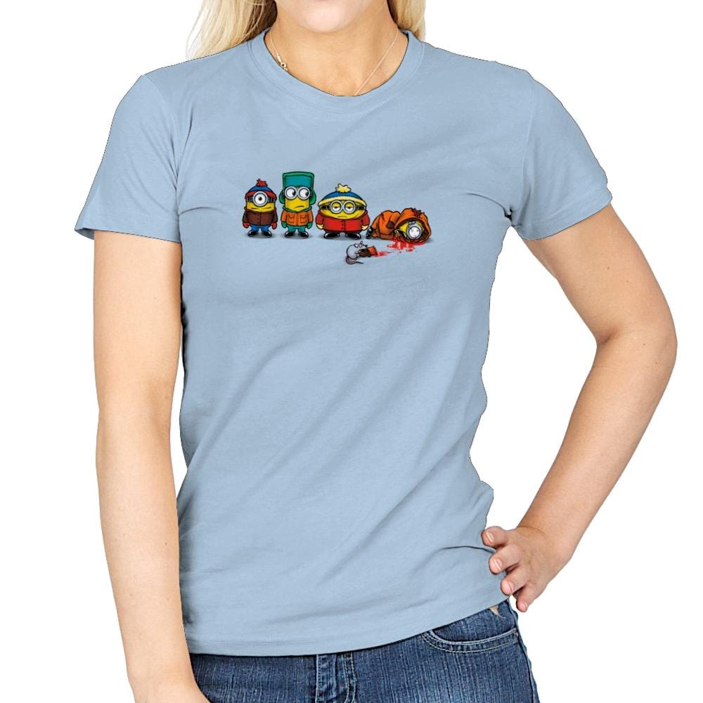 Minion Park Exclusive - Womens T-Shirts RIPT Apparel Small / Light Blue