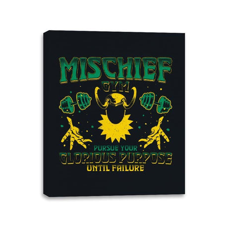 Mischief Gym - Canvas Wraps Canvas Wraps RIPT Apparel 11x14 / Black