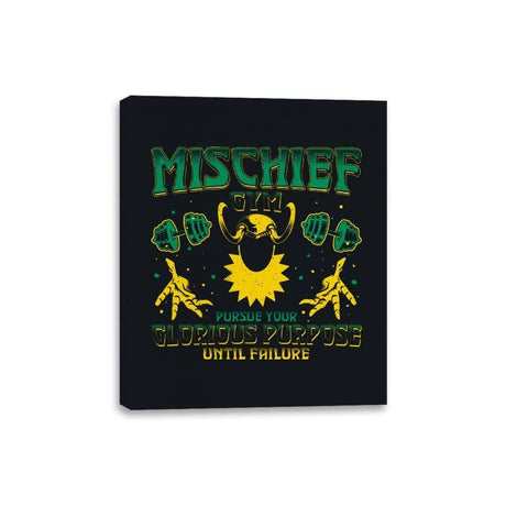 Mischief Gym - Canvas Wraps Canvas Wraps RIPT Apparel 8x10 / Black