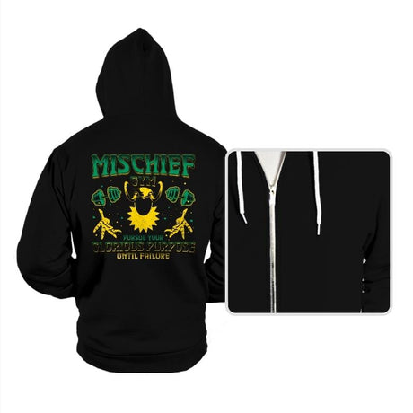 Mischief Gym - Hoodies Hoodies RIPT Apparel Small / Black