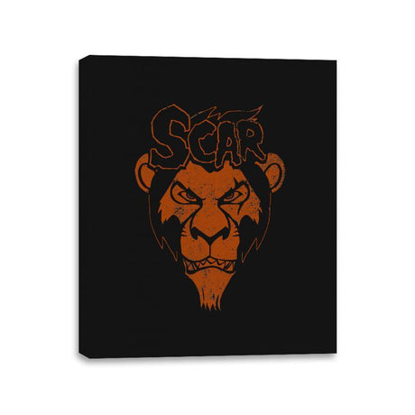 Misfit Lion - Canvas Wraps Canvas Wraps RIPT Apparel 11x14 / Black