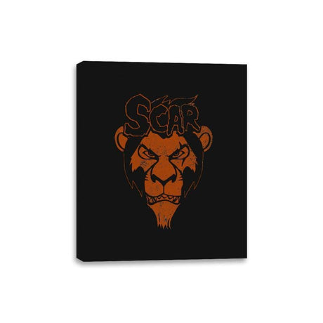 Misfit Lion - Canvas Wraps Canvas Wraps RIPT Apparel 8x10 / Black