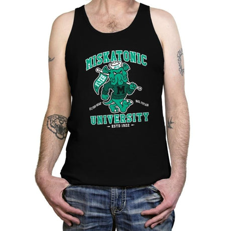 Miskatonic University - Tanktop Tanktop RIPT Apparel X-Small / Black