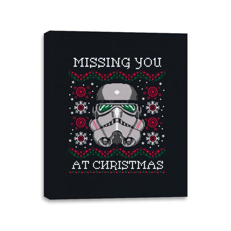 Missing You - Canvas Wraps Canvas Wraps RIPT Apparel 11x14 / Black