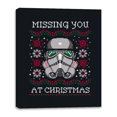 Missing You - Canvas Wraps Canvas Wraps RIPT Apparel 16x20 / Black