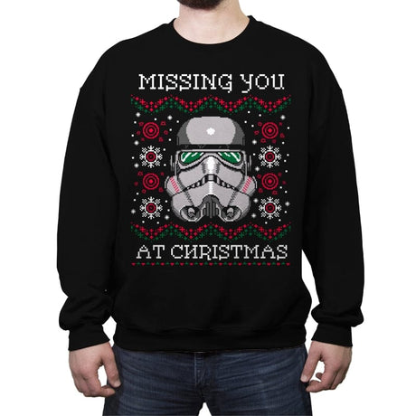 Missing You - Crew Neck Sweatshirt Crew Neck Sweatshirt RIPT Apparel Small / Black