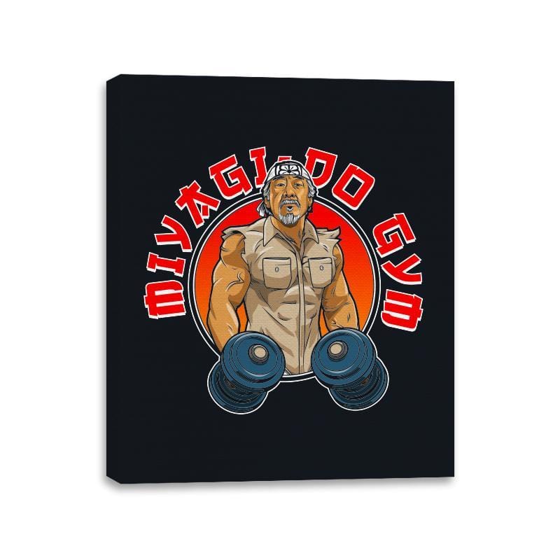 Miyagi-Do Gym - Canvas Wraps Canvas Wraps RIPT Apparel 11x14 / Black