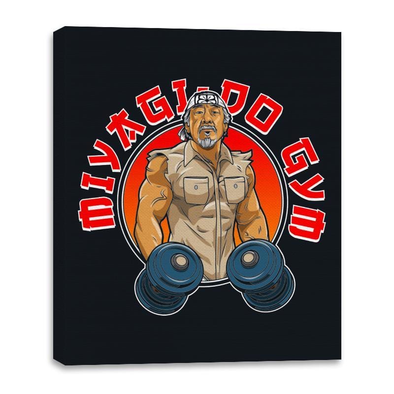 Miyagi-Do Gym - Canvas Wraps Canvas Wraps RIPT Apparel 16x20 / Black