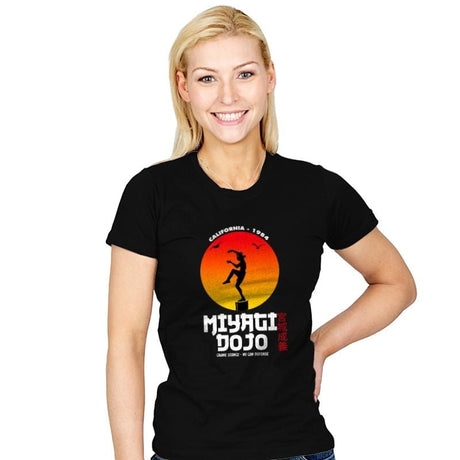 Miyagi dojo - Womens T-Shirts RIPT Apparel Small / Black