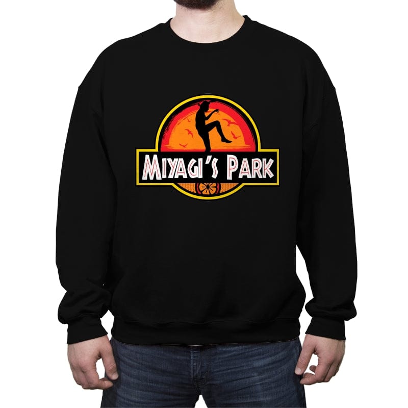 Miyagi' s Park - Crew Neck Sweatshirt Crew Neck Sweatshirt RIPT Apparel Small / Black