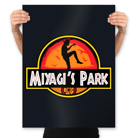 Miyagi' s Park - Prints Posters RIPT Apparel 18x24 / Black