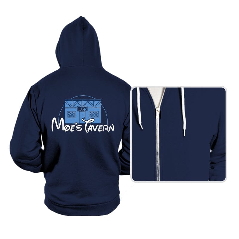 Moe's Tavern - Hoodies Hoodies RIPT Apparel Small / Navy