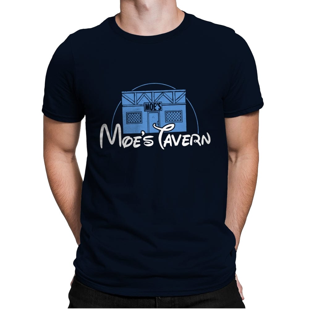 Moe's Tavern - Mens Premium T-Shirts RIPT Apparel Small / Midnight Navy