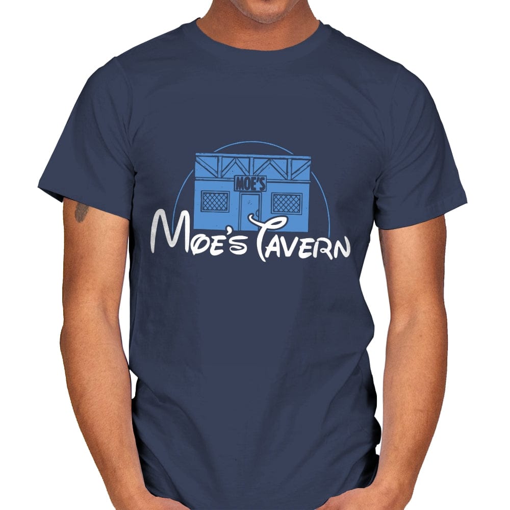 Moe's Tavern - Mens T-Shirts RIPT Apparel Small / Navy