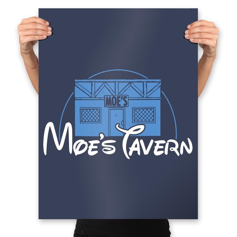 Moe's Tavern - Prints Posters RIPT Apparel 18x24 / Navy