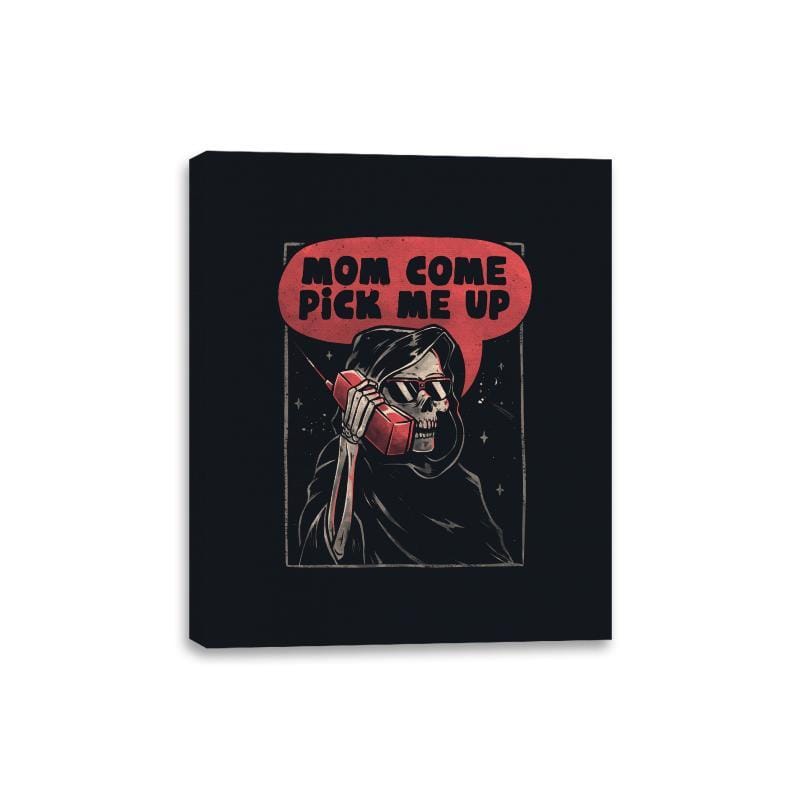 Mom Come Pick Me Up - Canvas Wraps Canvas Wraps RIPT Apparel 8x10 / Black