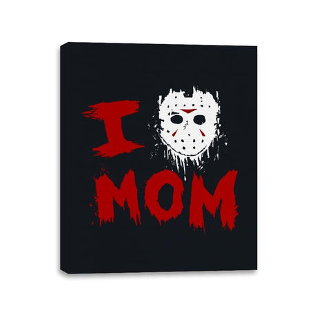 Momma's Boy - Canvas Wraps Canvas Wraps RIPT Apparel 11x14 / Black