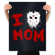 Momma's Boy - Prints Posters RIPT Apparel 18x24 / Black