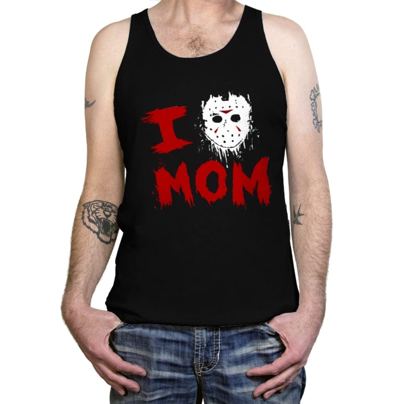 Momma's Boy - Tanktop Tanktop RIPT Apparel X-Small / Black