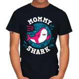 Mommy Shark - Mens T-Shirts RIPT Apparel Small / Black