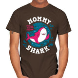 Mommy Shark - Mens T-Shirts RIPT Apparel Small / Dark Chocolate