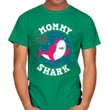 Mommy Shark - Mens T-Shirts RIPT Apparel Small / Kelly Green