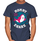 Mommy Shark - Mens T-Shirts RIPT Apparel Small / Navy