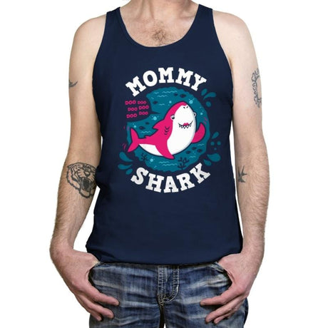 Mommy Shark - Tanktop Tanktop RIPT Apparel