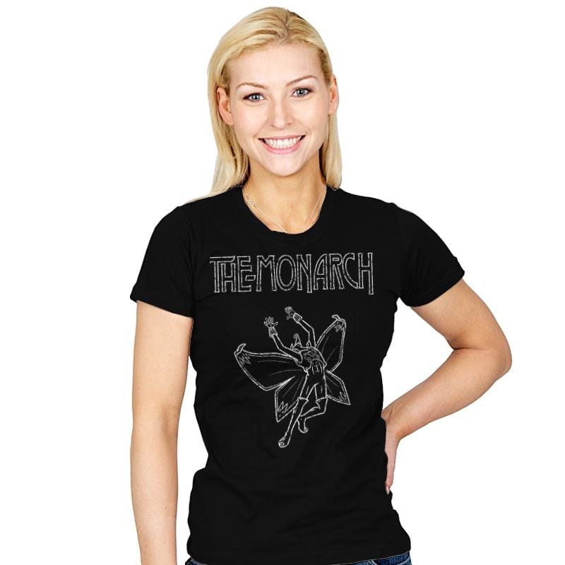 Monarch Zeppelin - Womens T-Shirts RIPT Apparel Small / Black