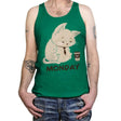 Monday Cat - Tanktop Tanktop RIPT Apparel