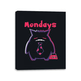 Mondays - Canvas Wraps Canvas Wraps RIPT Apparel 11x14 / Black