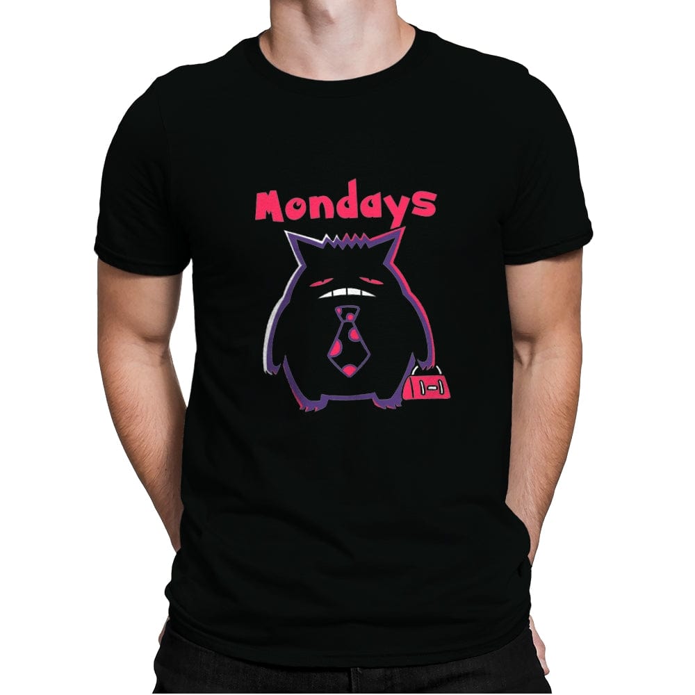 Mondays - Mens Premium T-Shirts RIPT Apparel Small / Black