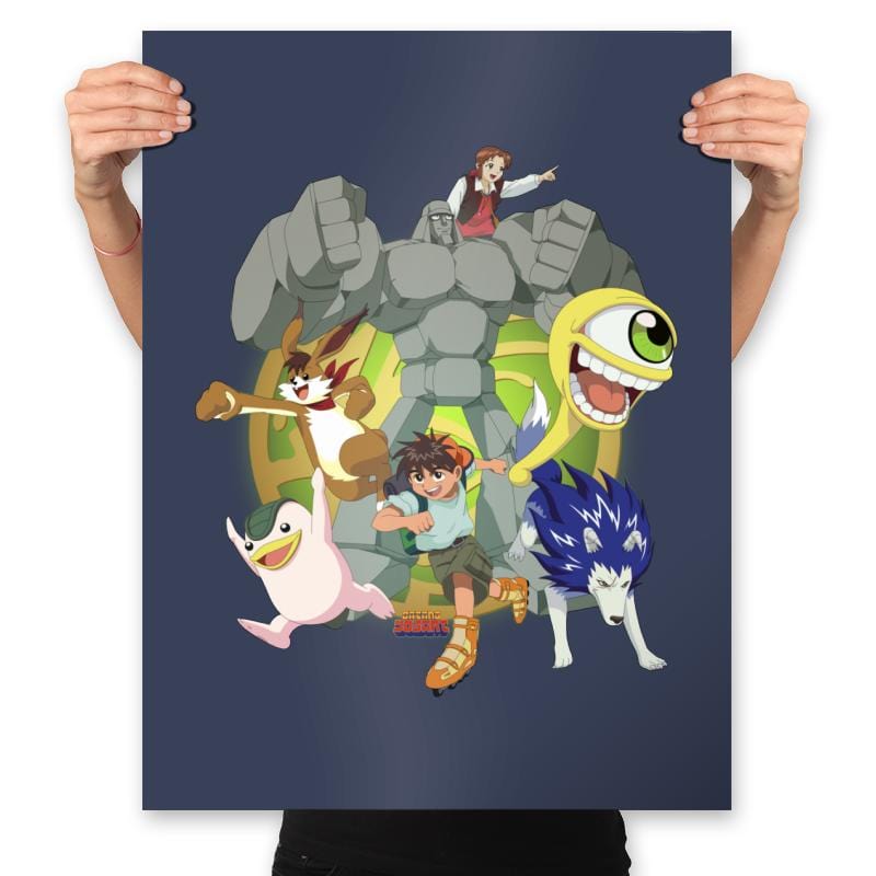 Monster Farm - Prints Posters RIPT Apparel 18x24 / Navy