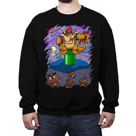 Monster Inside Story! - Crew Neck Sweatshirt Crew Neck Sweatshirt RIPT Apparel Small / Black