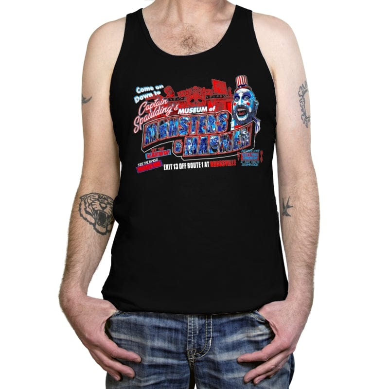 Monsters & Madmen - Tanktop Tanktop RIPT Apparel X-Small / Black