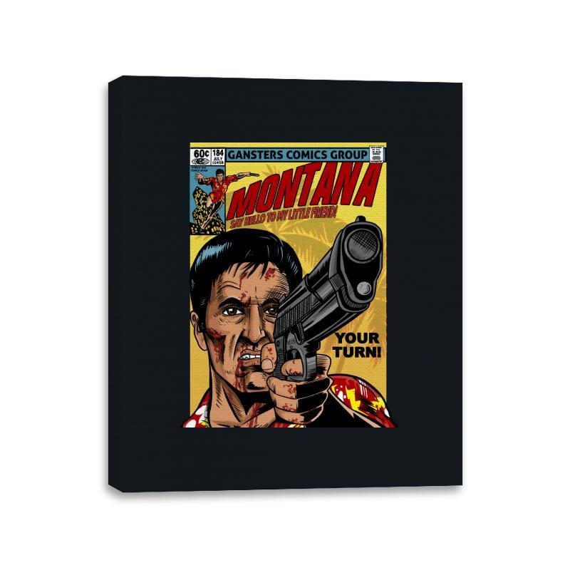 Montana - Canvas Wraps Canvas Wraps RIPT Apparel 11x14 / Black