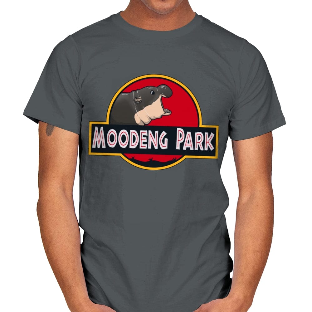 Moodeng Park - Mens T-Shirts RIPT Apparel Small / Charcoal