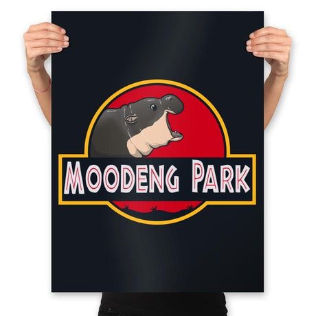 Moodeng Park - Prints Posters RIPT Apparel 18x24 / Black