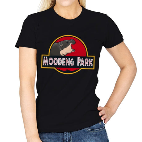 Moodeng Park - Womens T-Shirts RIPT Apparel Small / Black