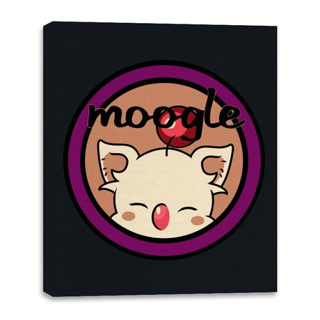 Moogle - Canvas Wraps Canvas Wraps RIPT Apparel 16x20 / Black