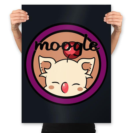 Moogle - Prints Posters RIPT Apparel 18x24 / Black