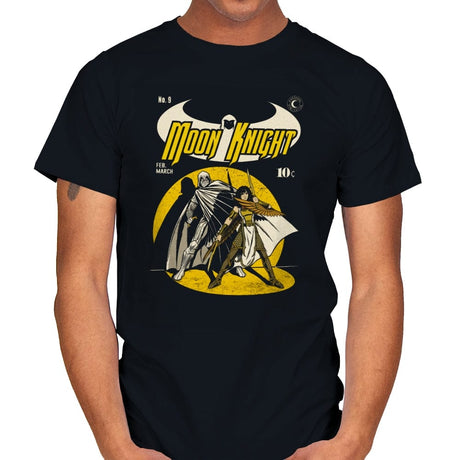 Moon Comic - Mens T-Shirts RIPT Apparel Small / Black