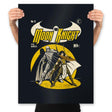 Moon Comic - Prints Posters RIPT Apparel 18x24 / Black