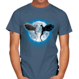 Moon Dragons - Mens T-Shirts RIPT Apparel Small / Indigo Blue