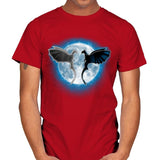 Moon Dragons - Mens T-Shirts RIPT Apparel Small / Red