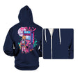 Moon Game - Hoodies Hoodies RIPT Apparel Small / Navy