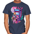 Moon Game - Mens T-Shirts RIPT Apparel Small / Navy