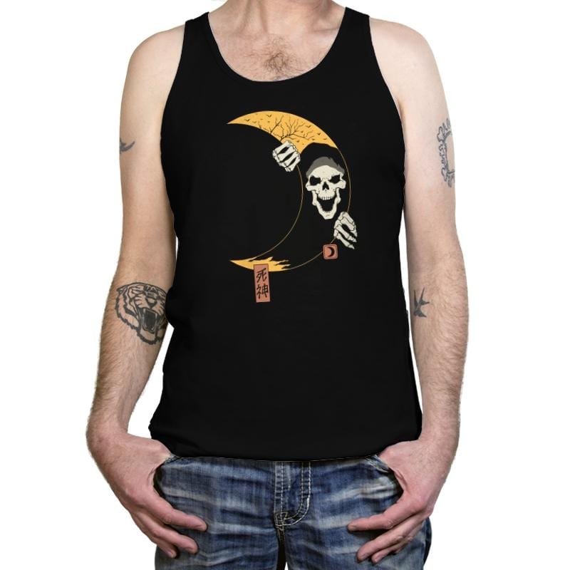 Moon Reaper - Tanktop Tanktop RIPT Apparel X-Small / Black