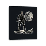 Moon Slasher - Canvas Wraps Canvas Wraps RIPT Apparel 11x14 / Black