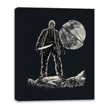 Moon Slasher - Canvas Wraps Canvas Wraps RIPT Apparel 16x20 / Black